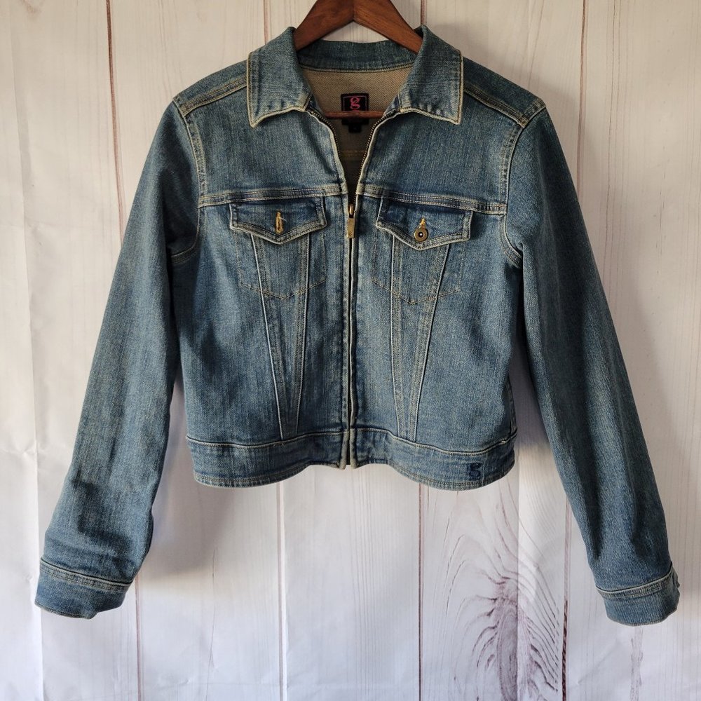 Women’s Jean Jacket. S, Gear for Sports. Day of the Dead vintage, unique.  EUC - Picture 2 of 8